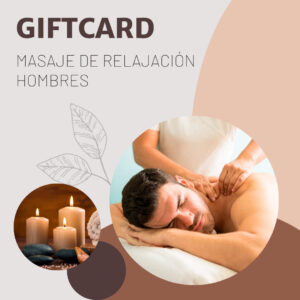 giftcard masaje de relajacion hombres spa sonia fernandez